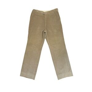 Vintage 80s Higgins Corduroy Mens Pants Retro 32x30 Adjustable Waist USA MADE